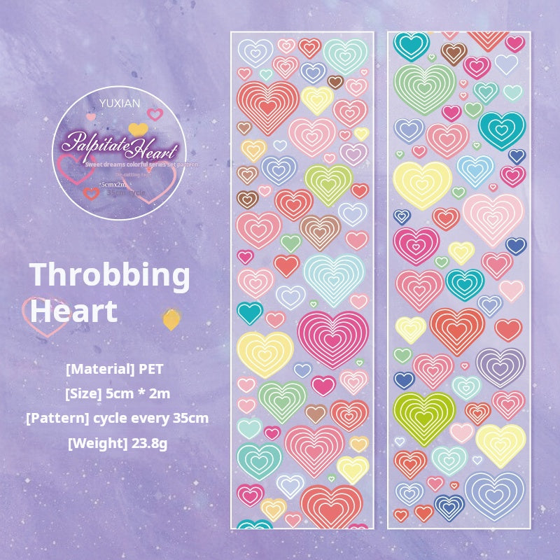 0629 Pattern PET tape *pre-cut -5cm*2M