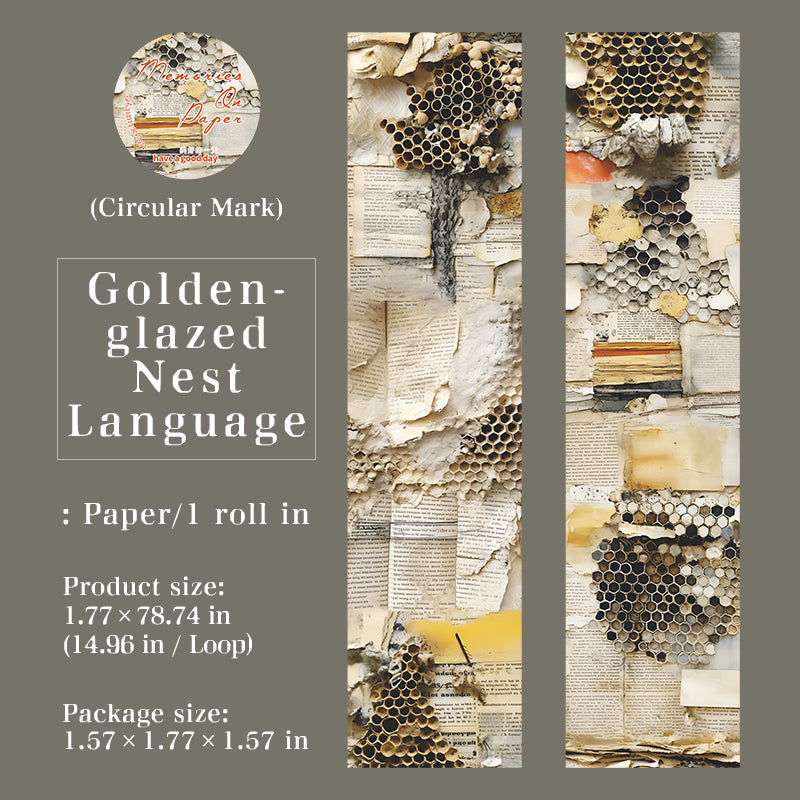 260316 Memories on Paper Washi Tape -4.5cm*2m