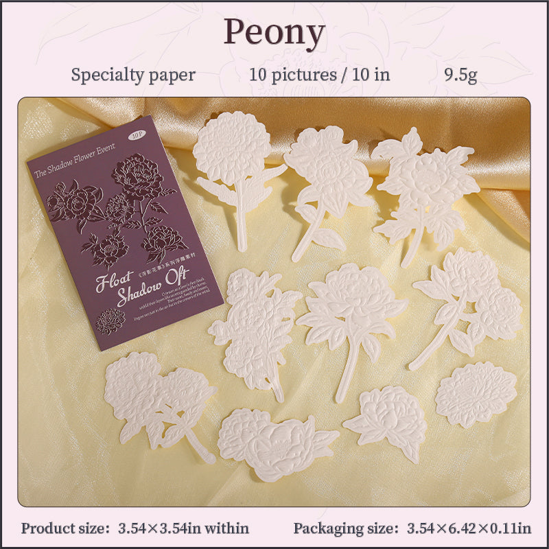 1115 Flowers paper -10Pcs each pack