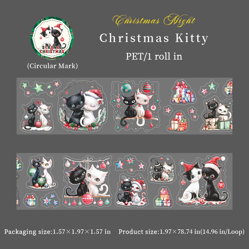 0820 Strange Christmas Eve PET tape -5cm*2m