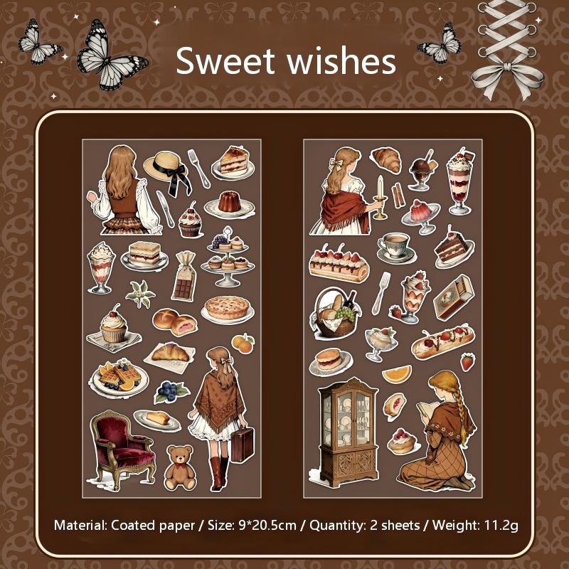Misty Fairy Tale Solid Sticker -2Pcs each pack