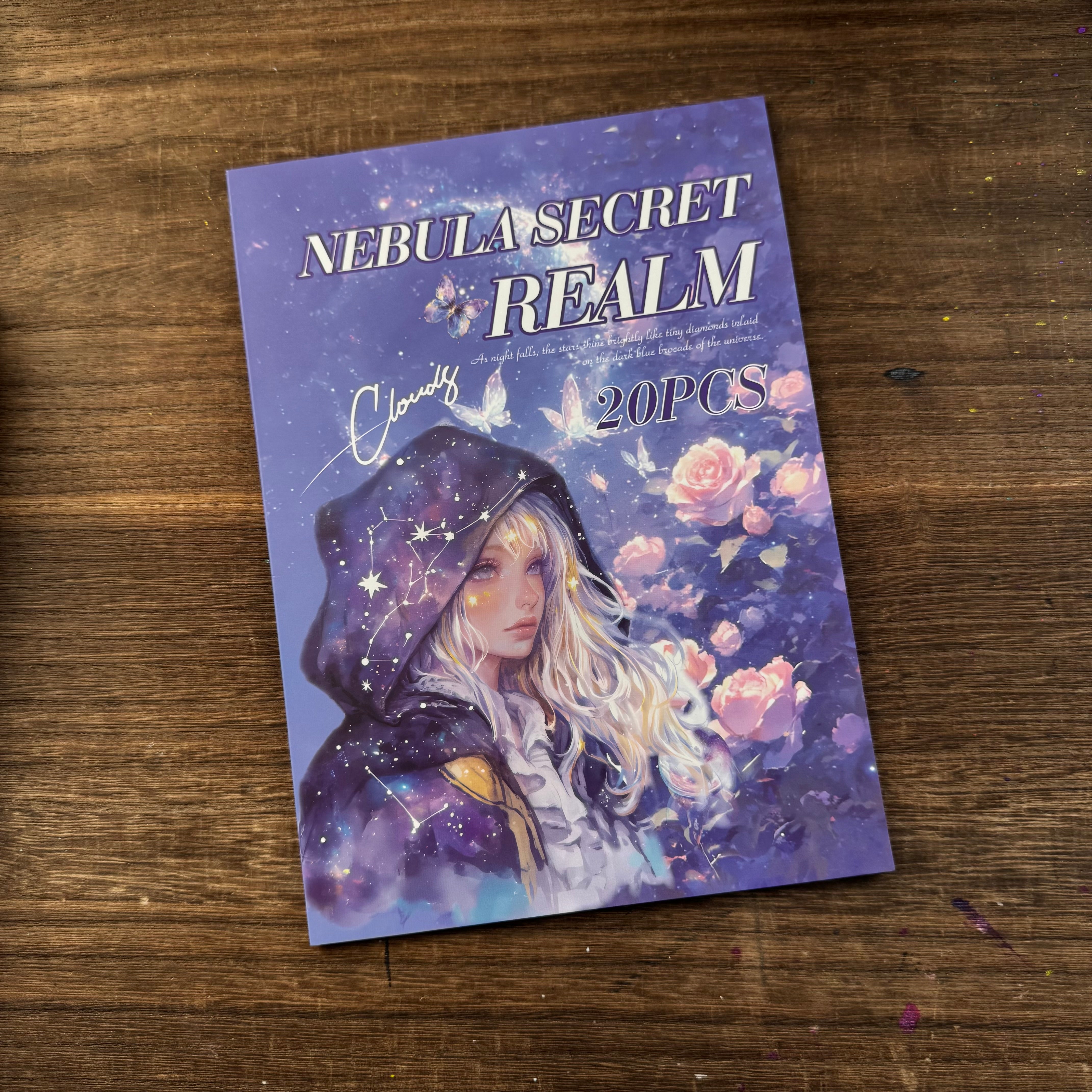 Nebula sticker book PET+washi
