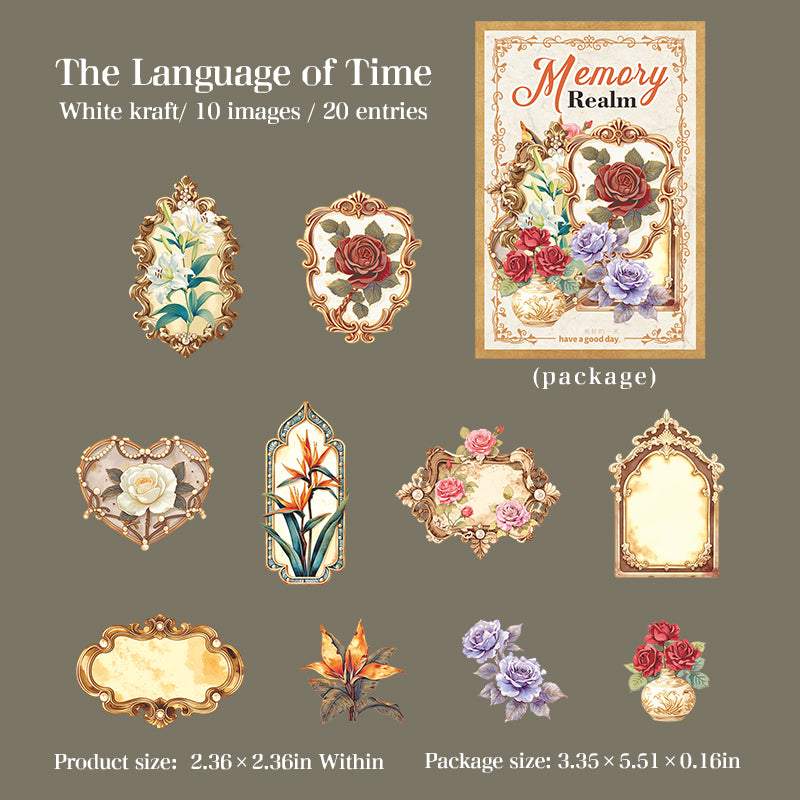 Realm of Memories Solid Stickers -20Pcs each pack