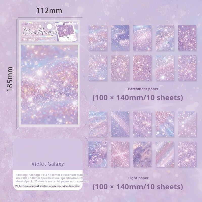 0918 Starlight paper -20Pcs each pack