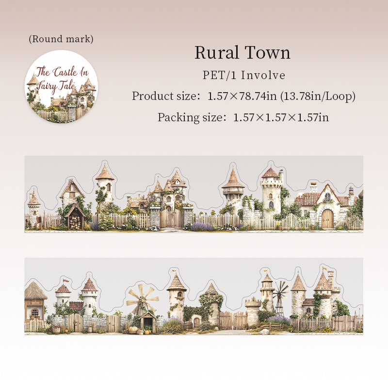 The Castle in Fairy Tale PET Tape (4cm x 2m)