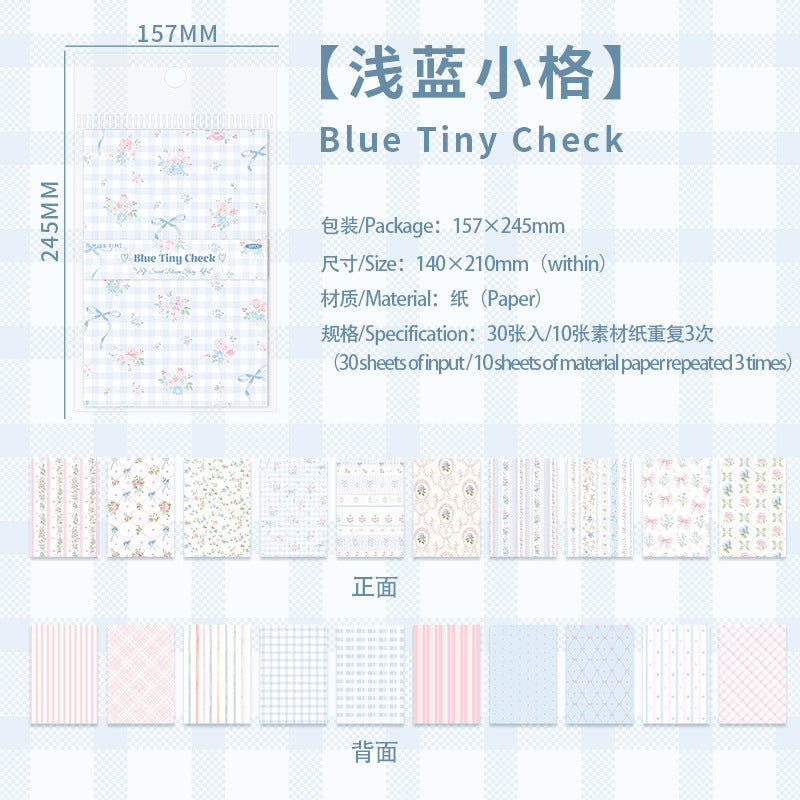 Floral Tales Paper -30Pcs each pack