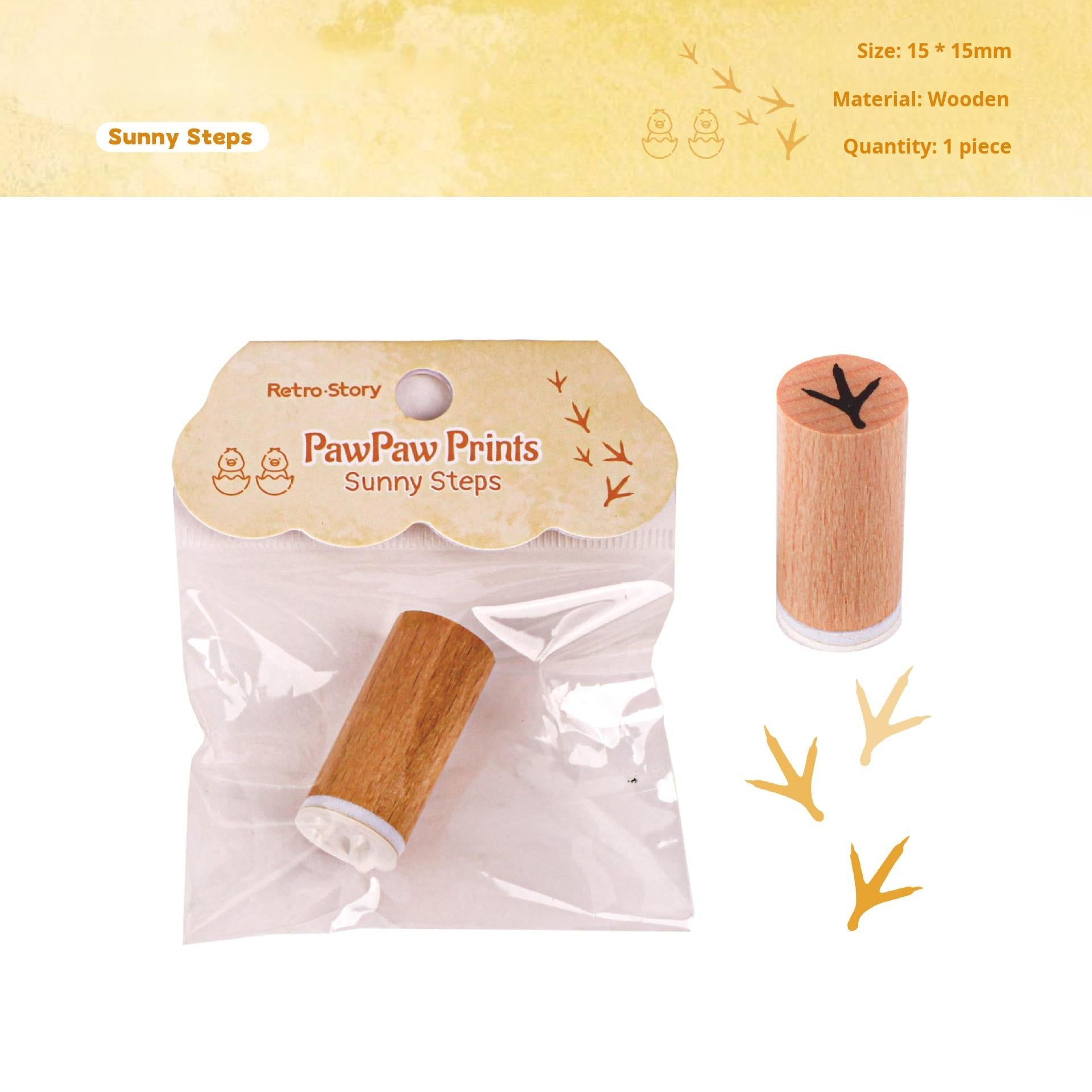 0730 Animal paw stamps