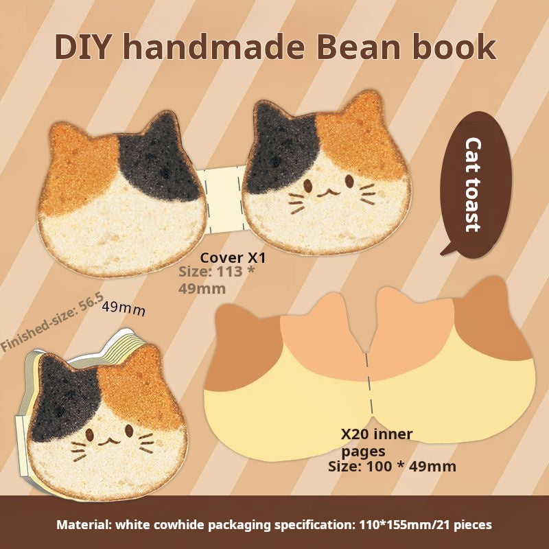 0922 Cartoon Notepad Solid paper -21Pcs each pack