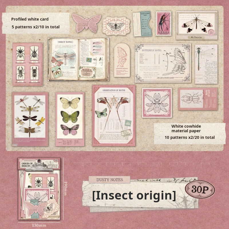 0817 Vintage paper -30Pcs each pack
