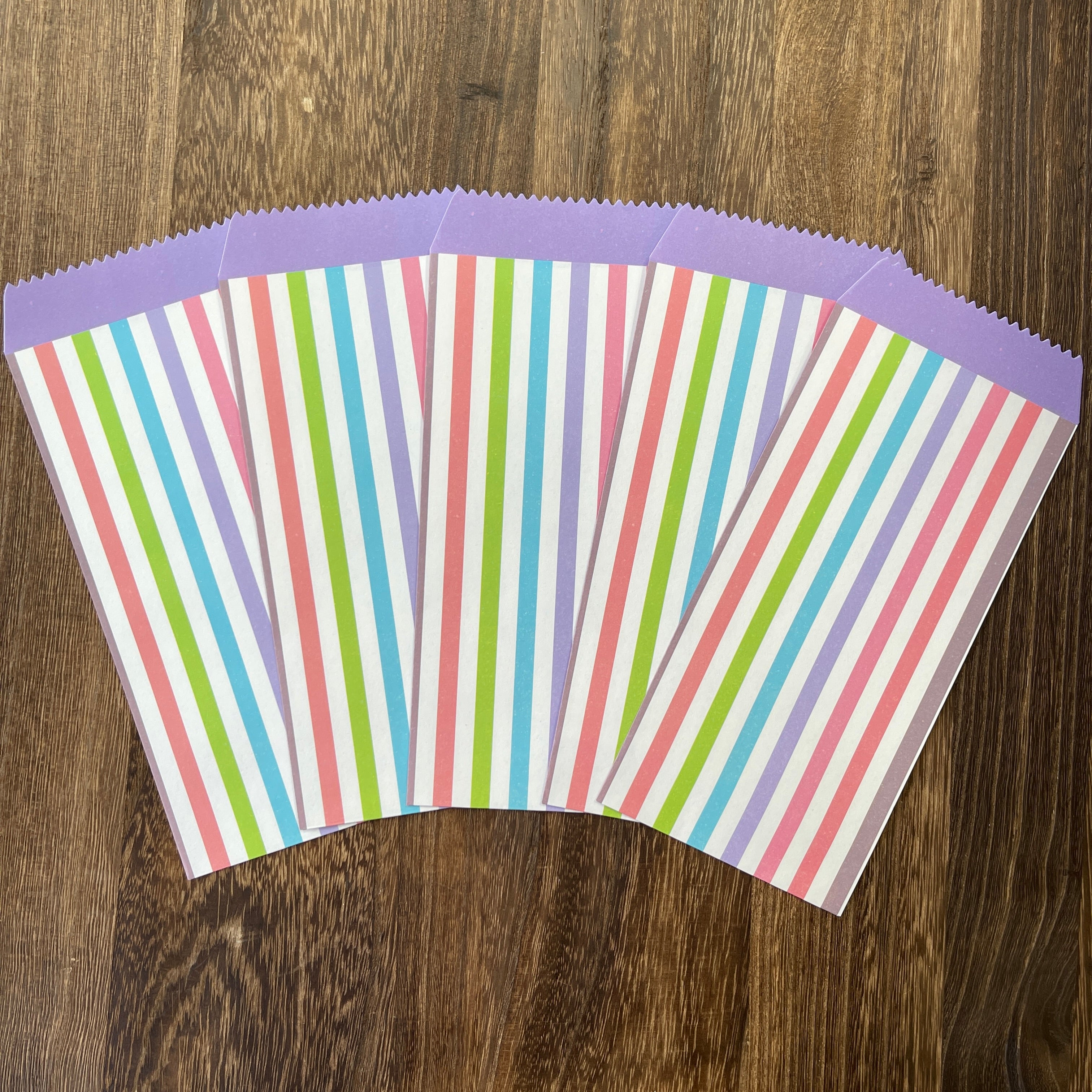 0822 Candy-colored envelopes 1 pack 5pcs