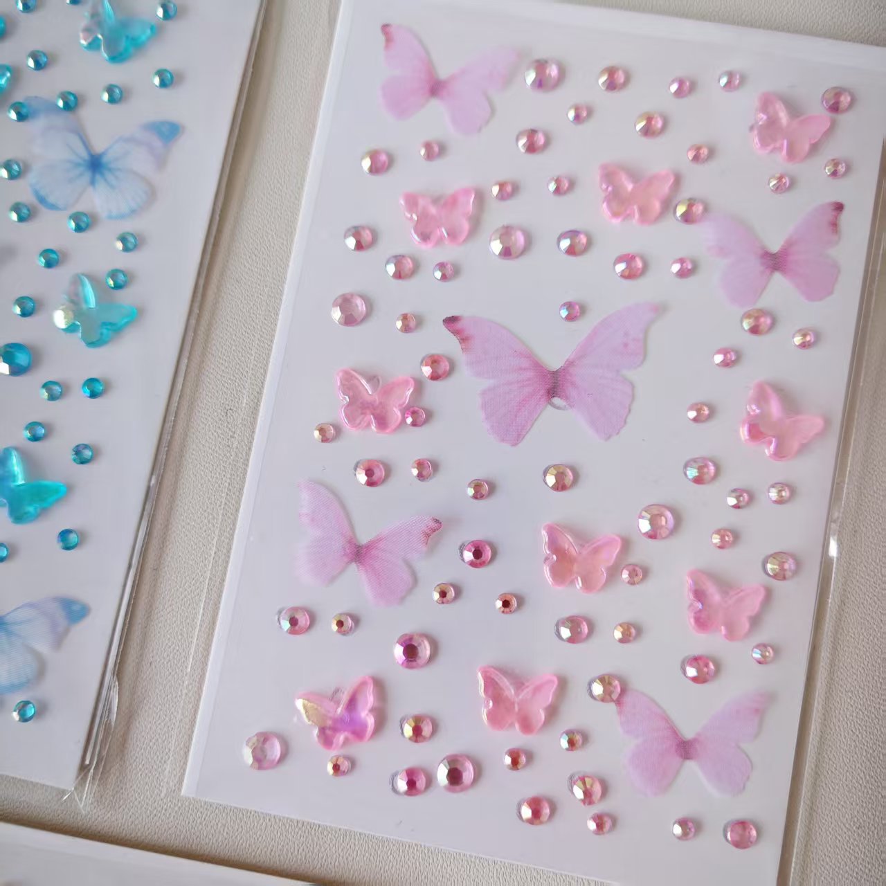0907 Butterfly Diamond Sticker 1pcs 1pack