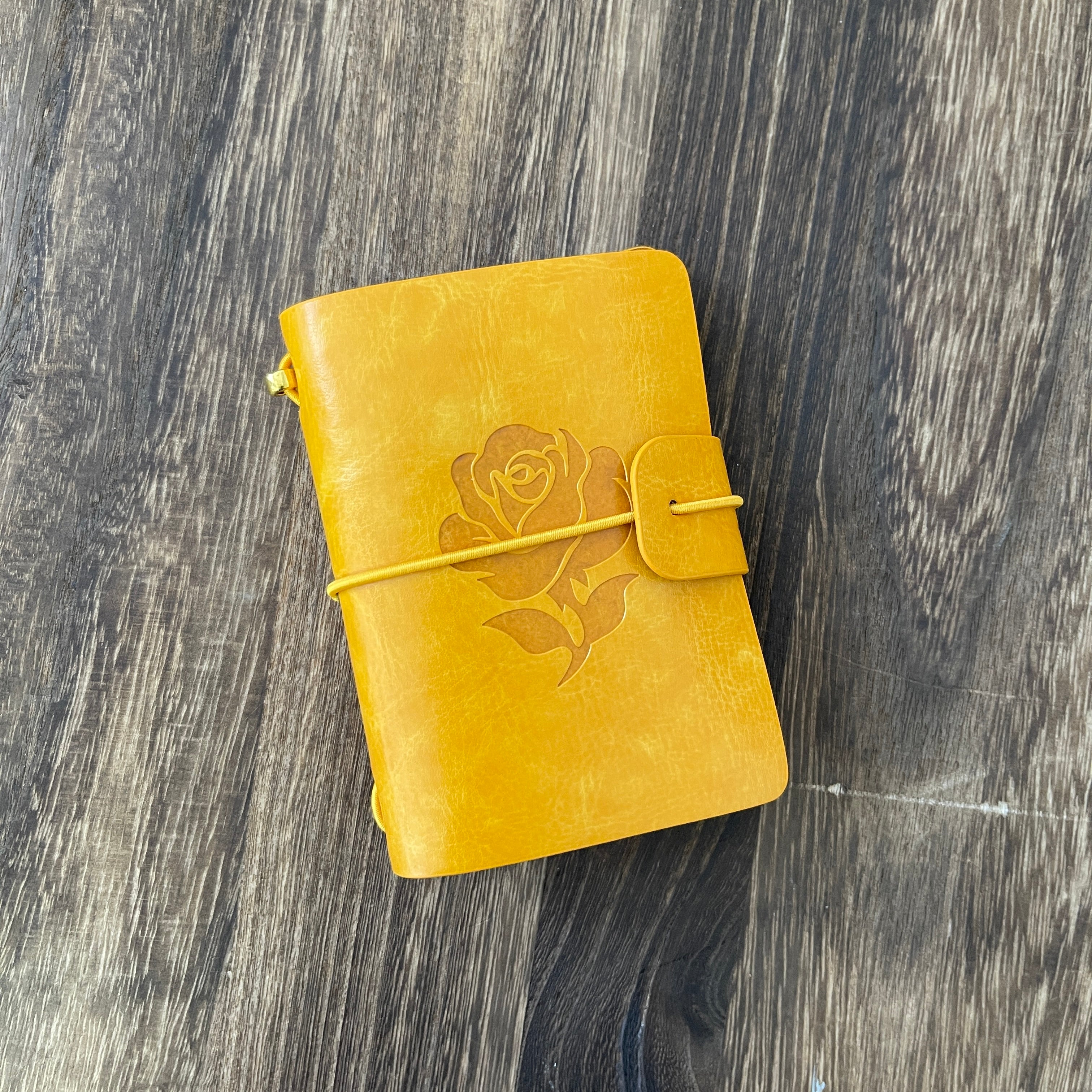 Embossed Rose Small Notebook