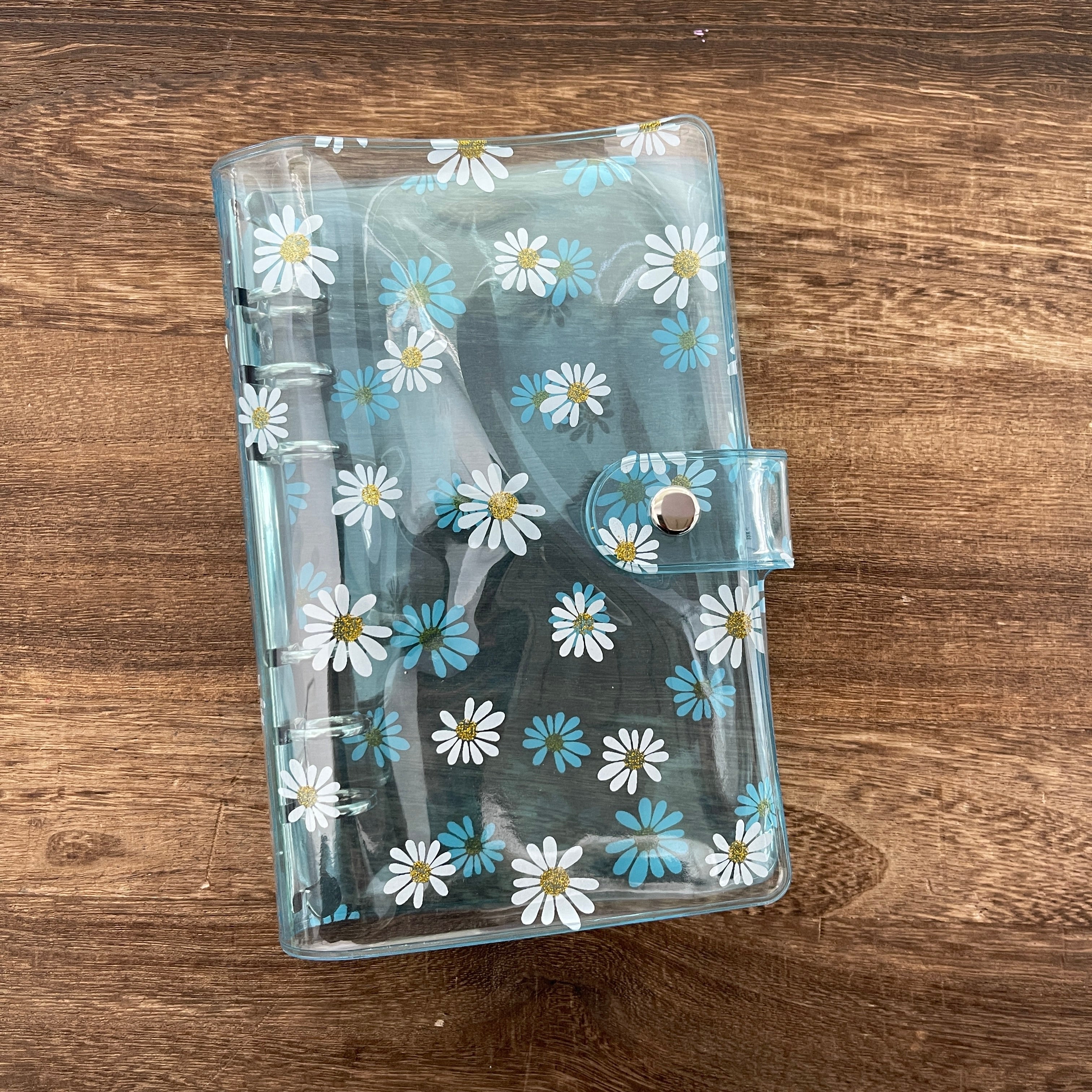 260110 A6 Clear daisy binder journal *Not include inner pages