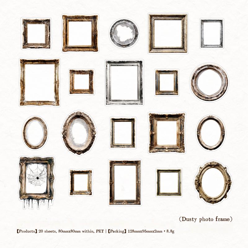 1105 Forgotten Castle PET sticker -20Pcs each pack