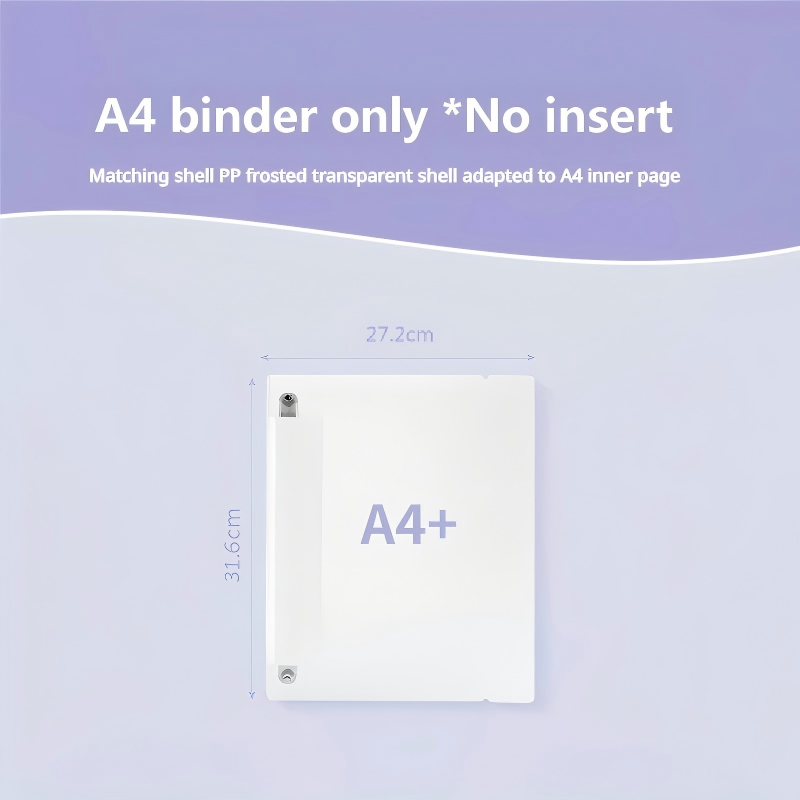 0626 A4 tape storage book with 50pcs insert pages