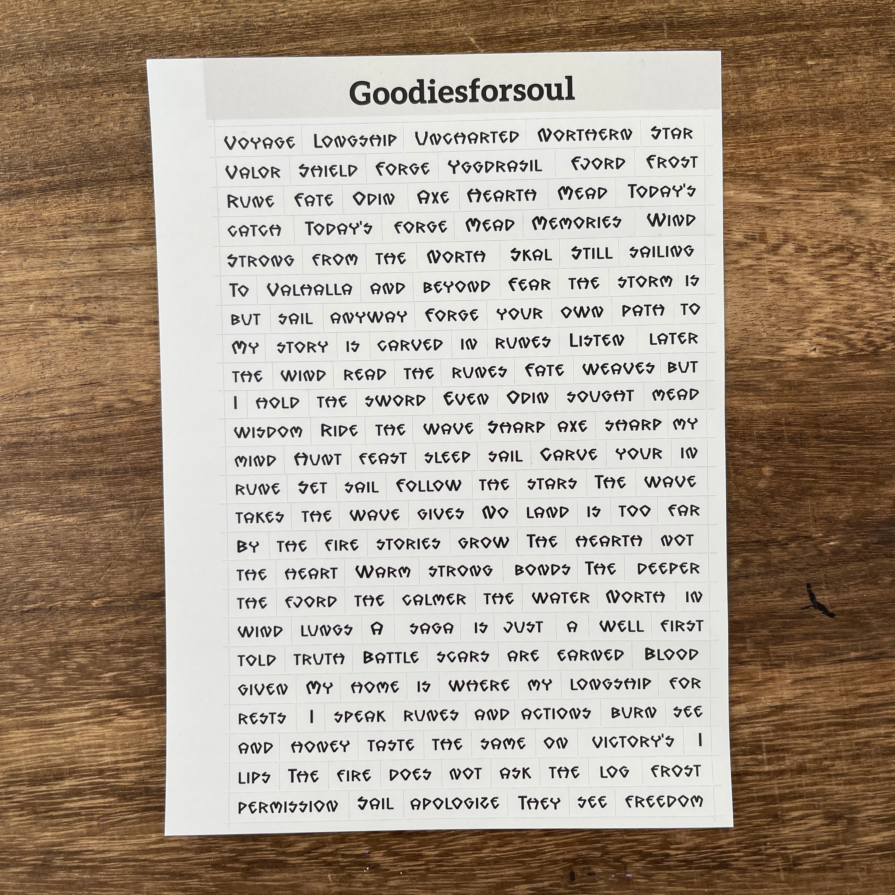 Viking Quotes sticker