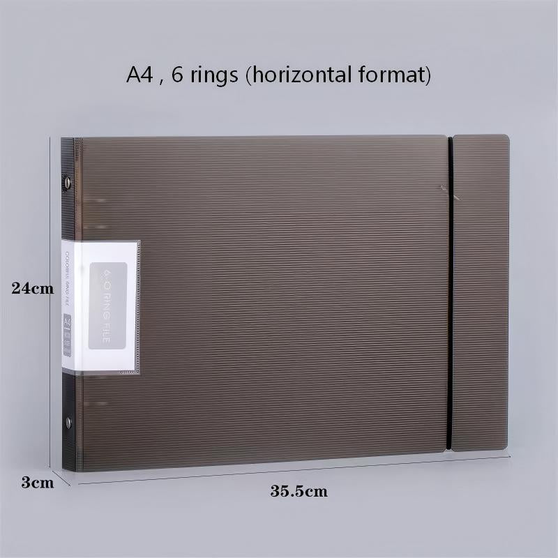 A4 Storage Book Binder 6 rings
