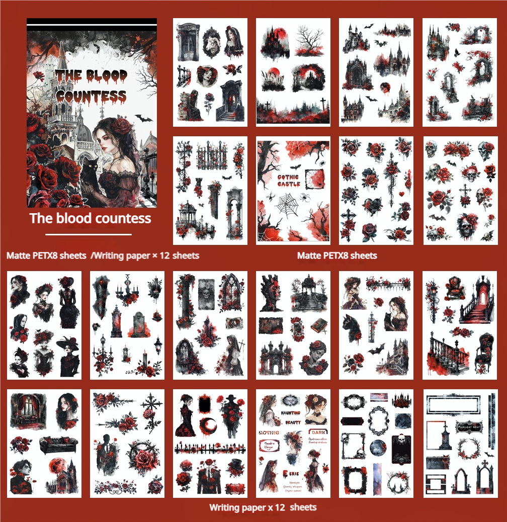 S-529- The blood countess Sticker Book -20Pcs each pack