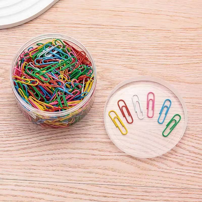Mixed Colors Paper Clips — Approx. 200 per Jar