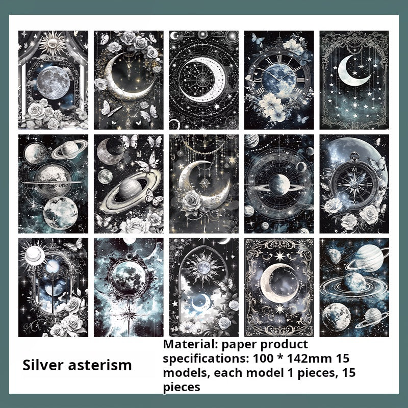 0622 Planet paper -15Pcs each pack