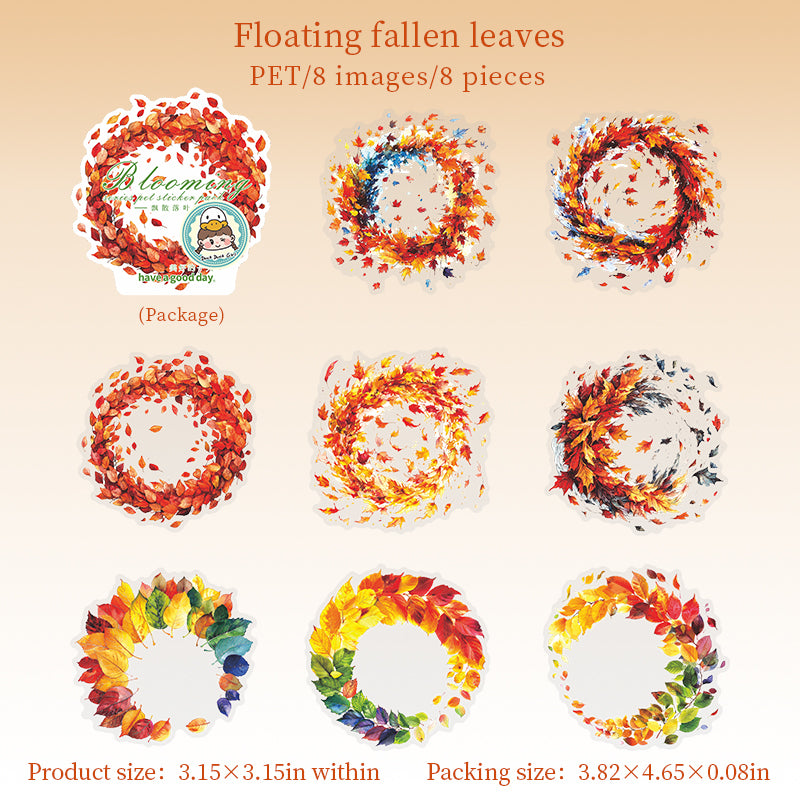 0826 Bloom PET Sticker -50Pcs each pack