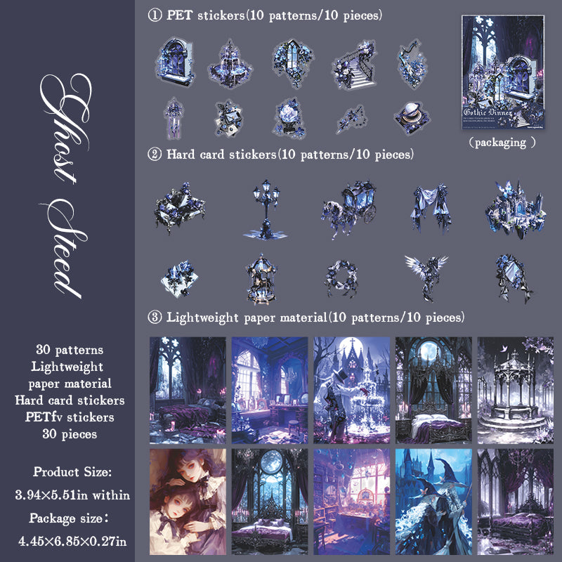 1007 Gothic Dinner Mixed pack -30Pcs each pack