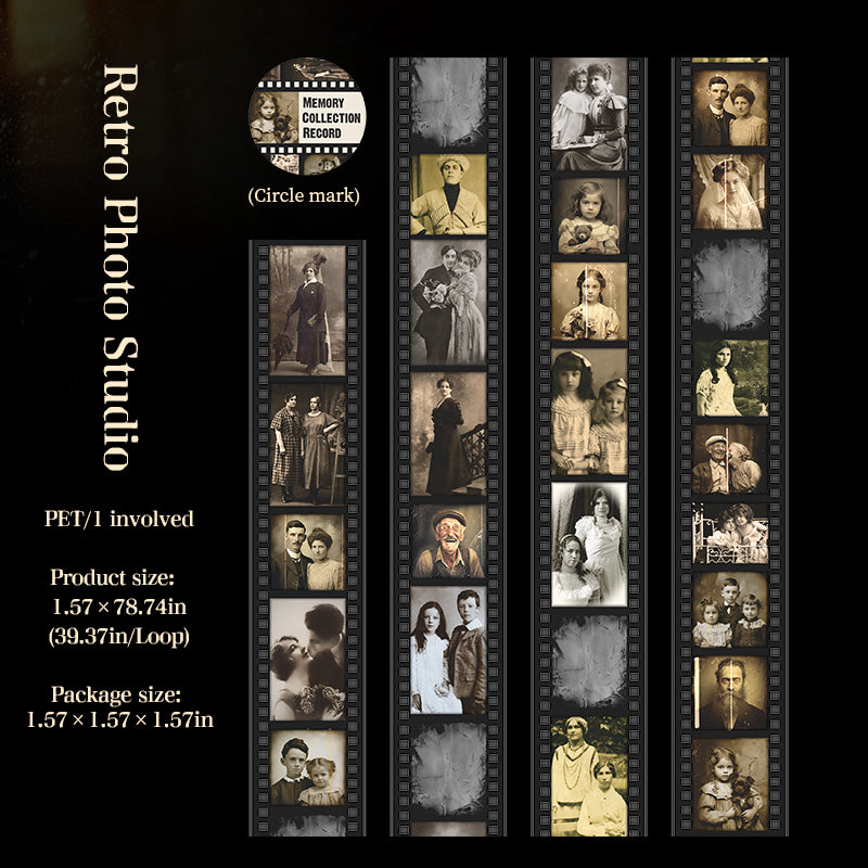 1103 Vintage film PET tape -4cm*2m