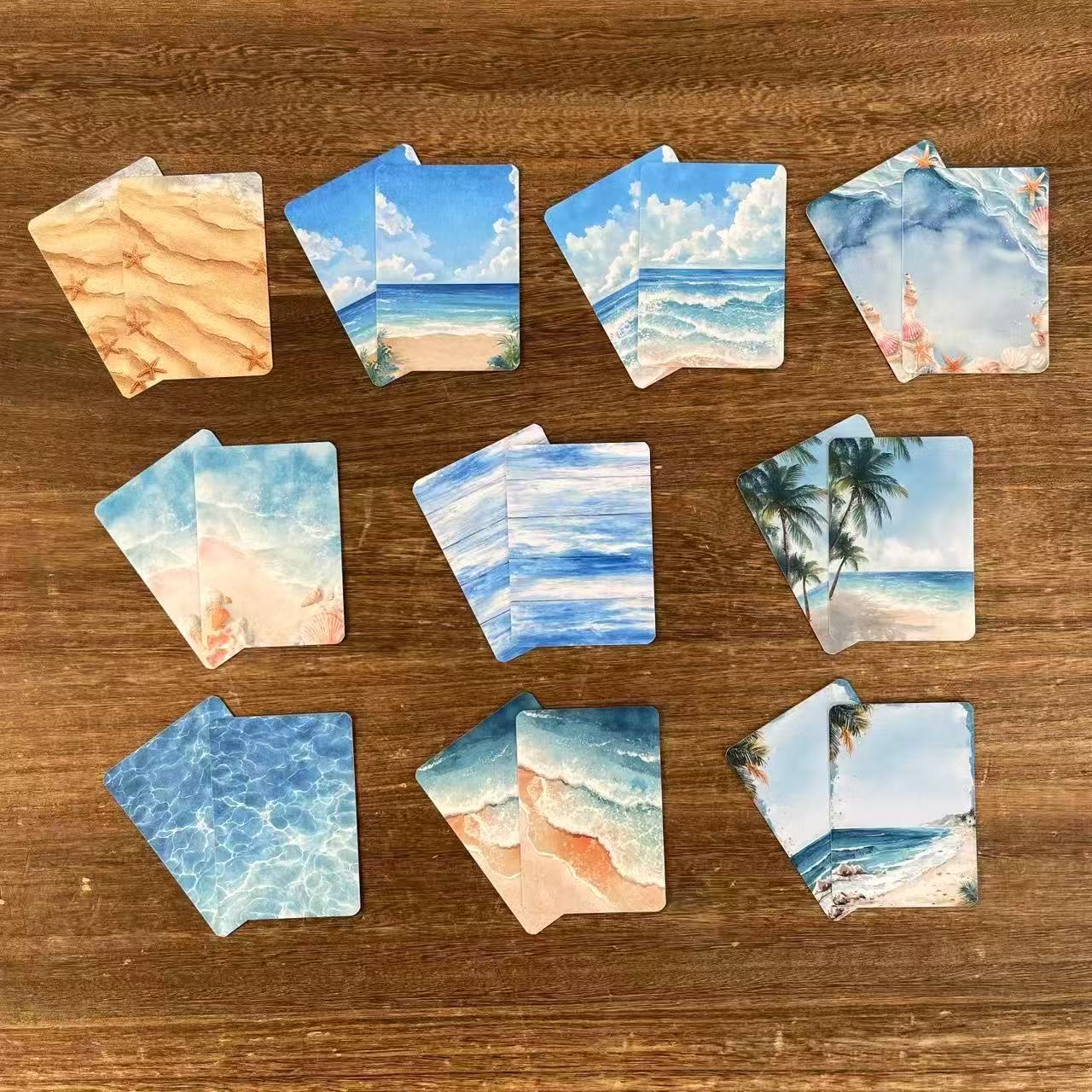 Seaside background ATC cards 1 pack 20pcs 2.5*3.5 inch