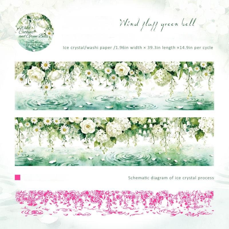 260105 Flowers Washi Tape -5cm*1m