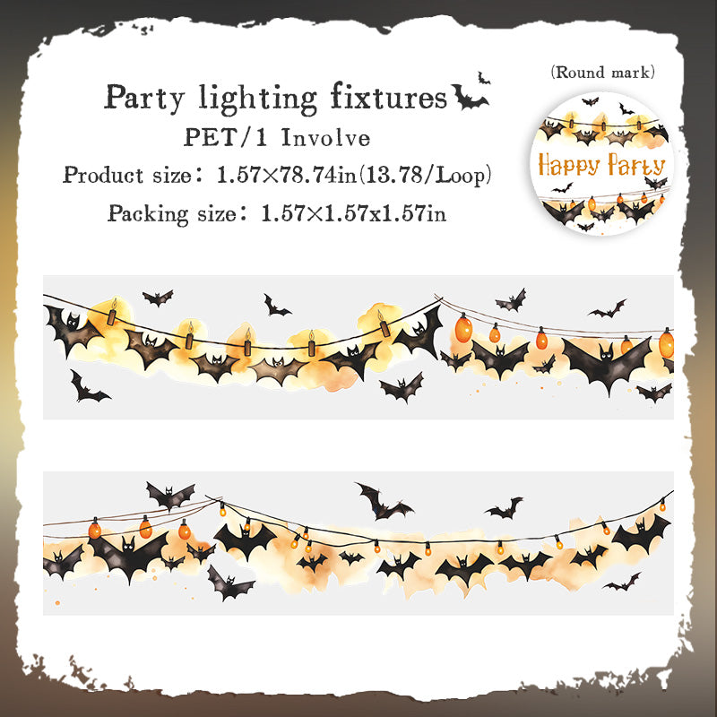 0820 Halloween party PET tape -4cm*2m