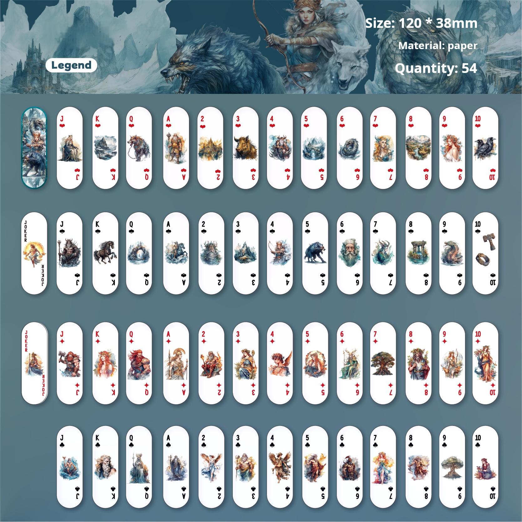 0809 Poker 54pcs 1pack