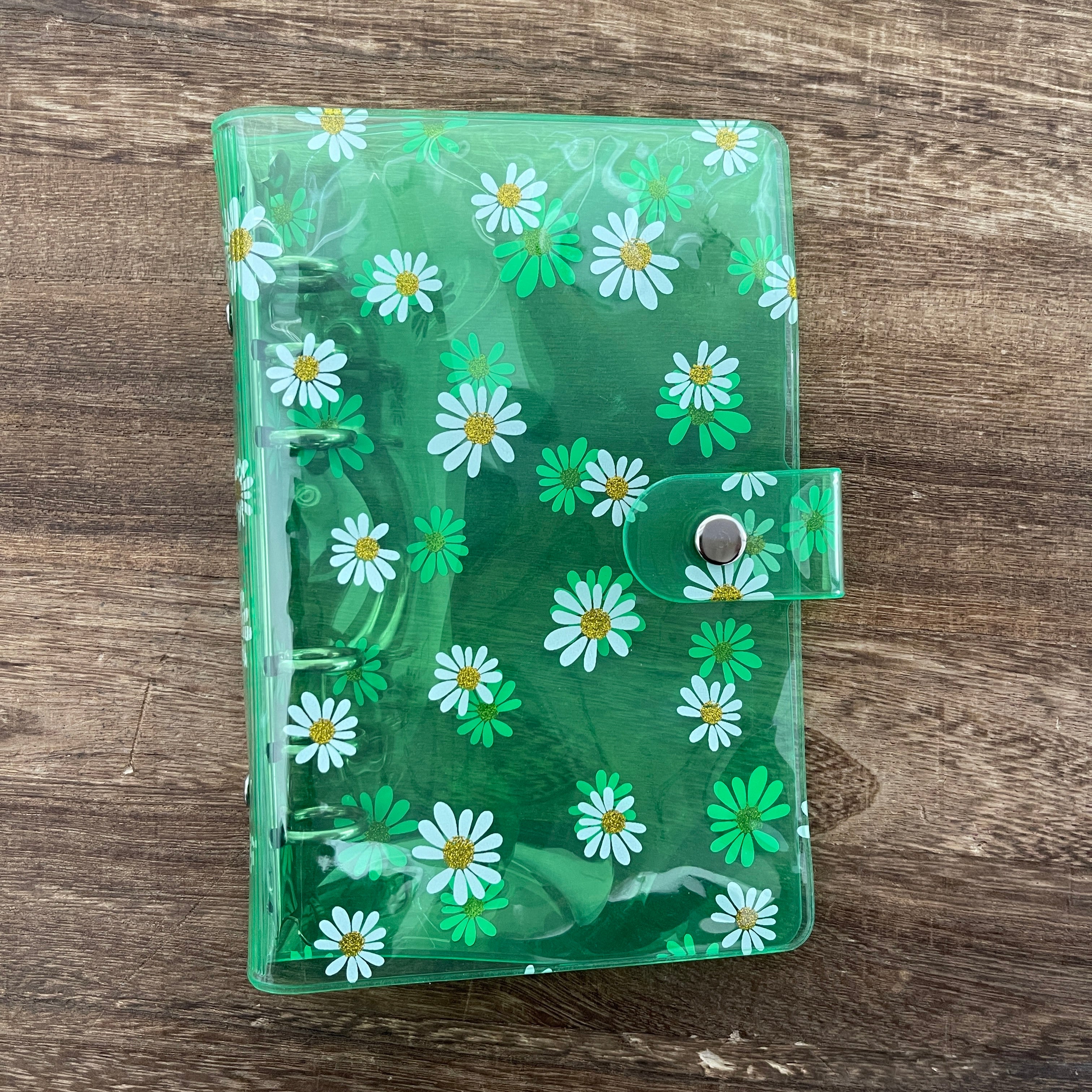 260110 A6 Clear daisy binder journal *Not include inner pages