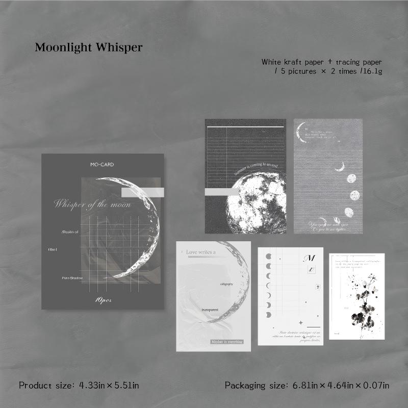 260123 The Realm of plain shadows Solid paper -10Pcs each pack