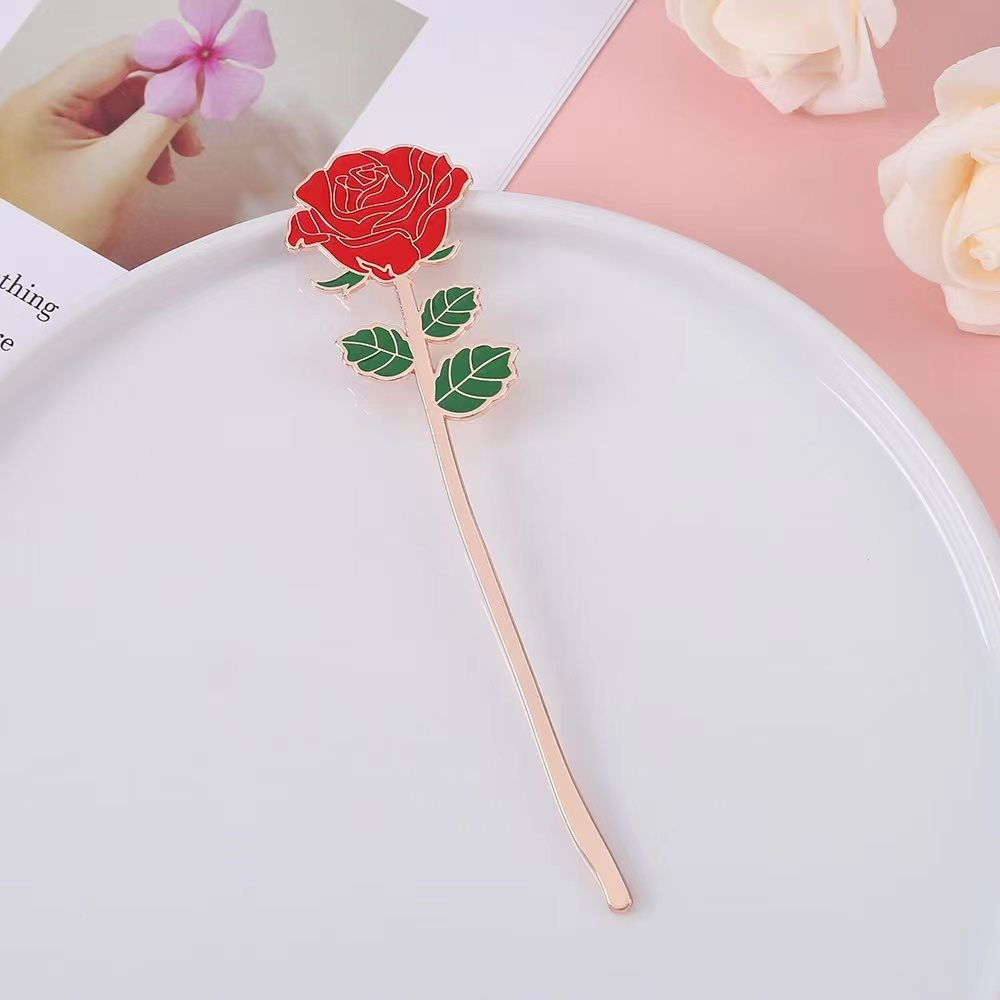 0516 Rose Bookmark