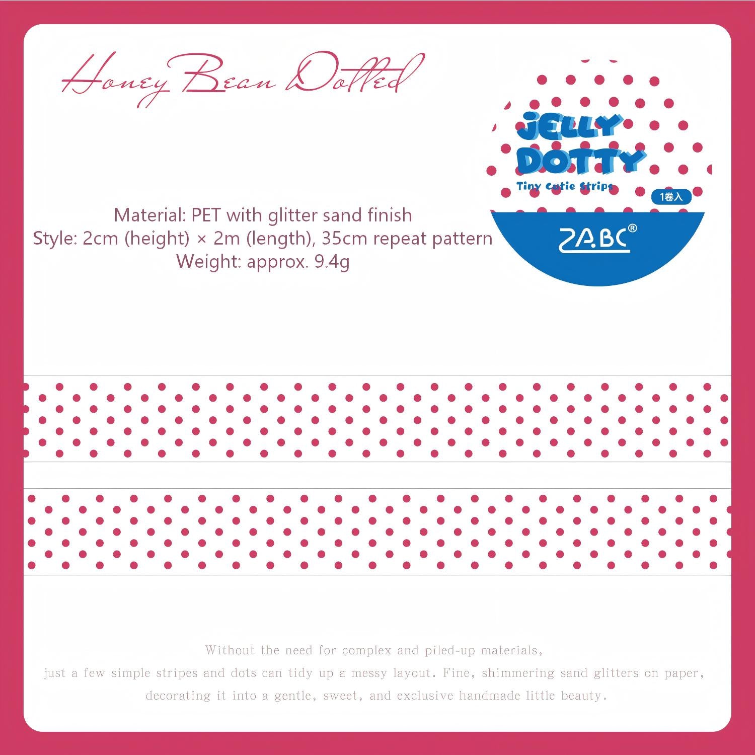Polka dots PET Tape (2cm x 2m)