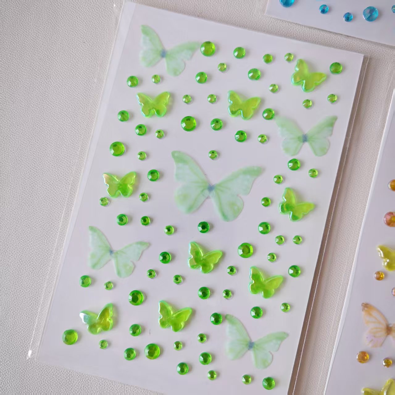 0907 Butterfly Diamond Sticker 1pcs 1pack