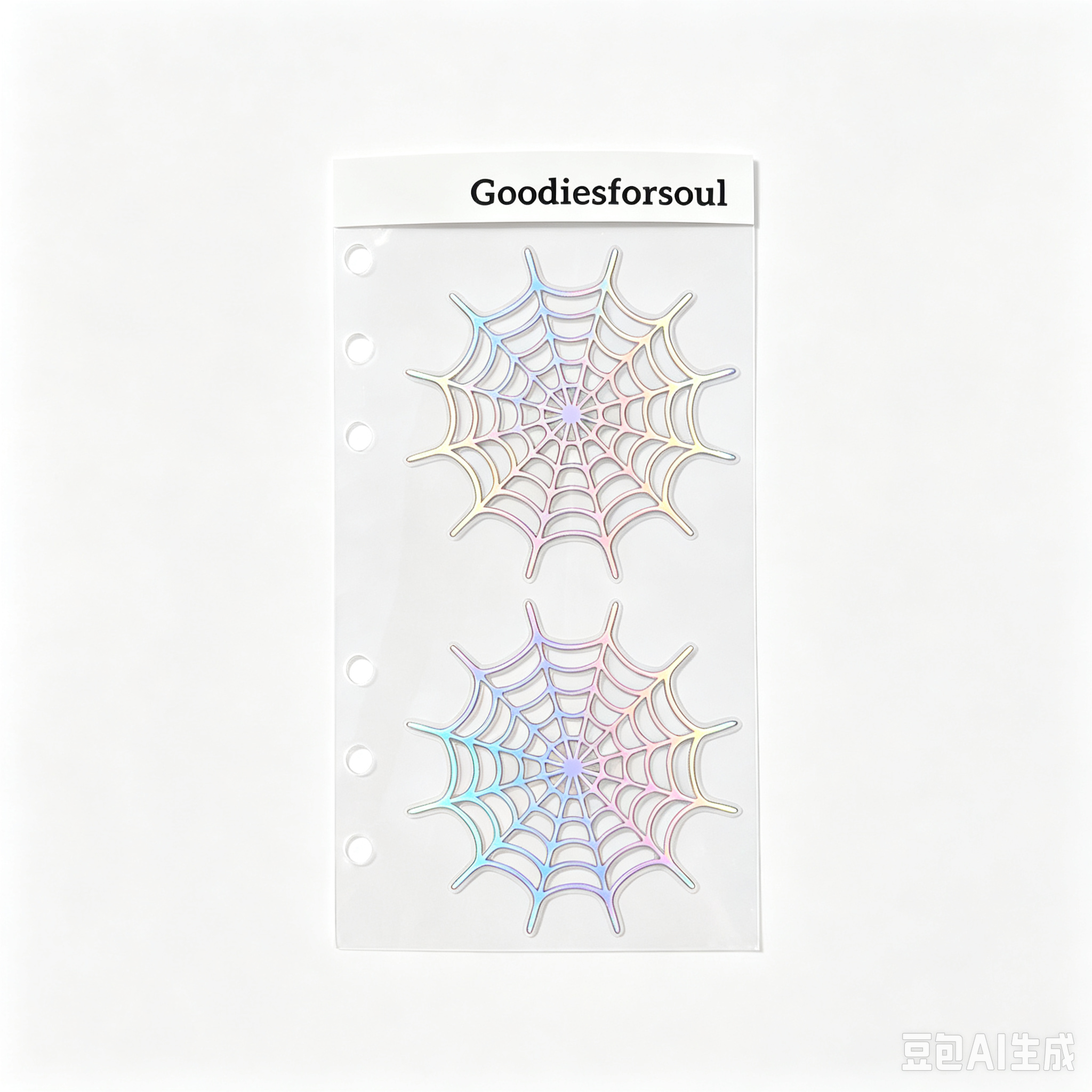 Holographic PET Sticker Bundle, 10 Sheets Assorted Laser Stickers, for Junk Journaling, Scrapbooking & DIY Crafts