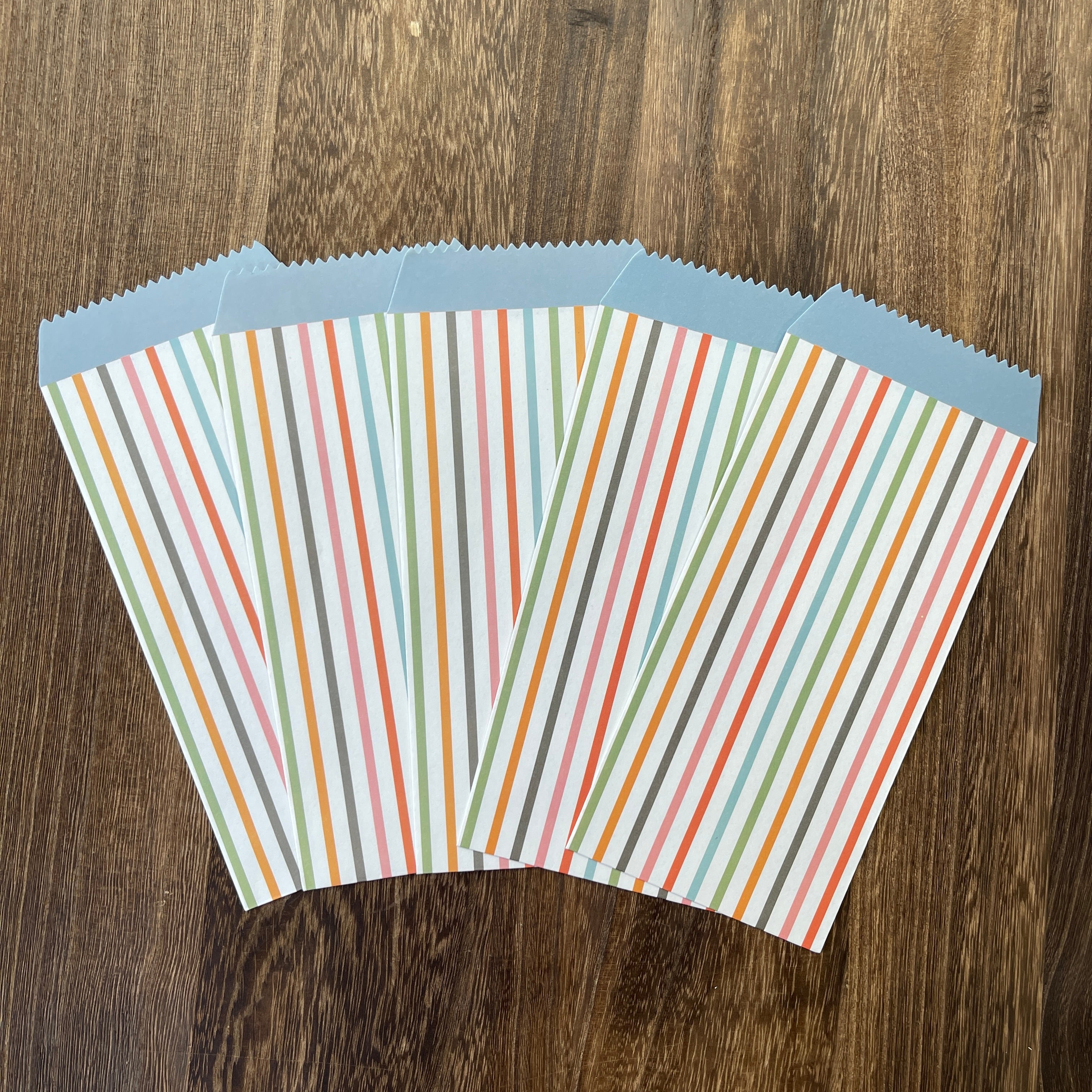 0822 Candy-colored envelopes 1 pack 5pcs