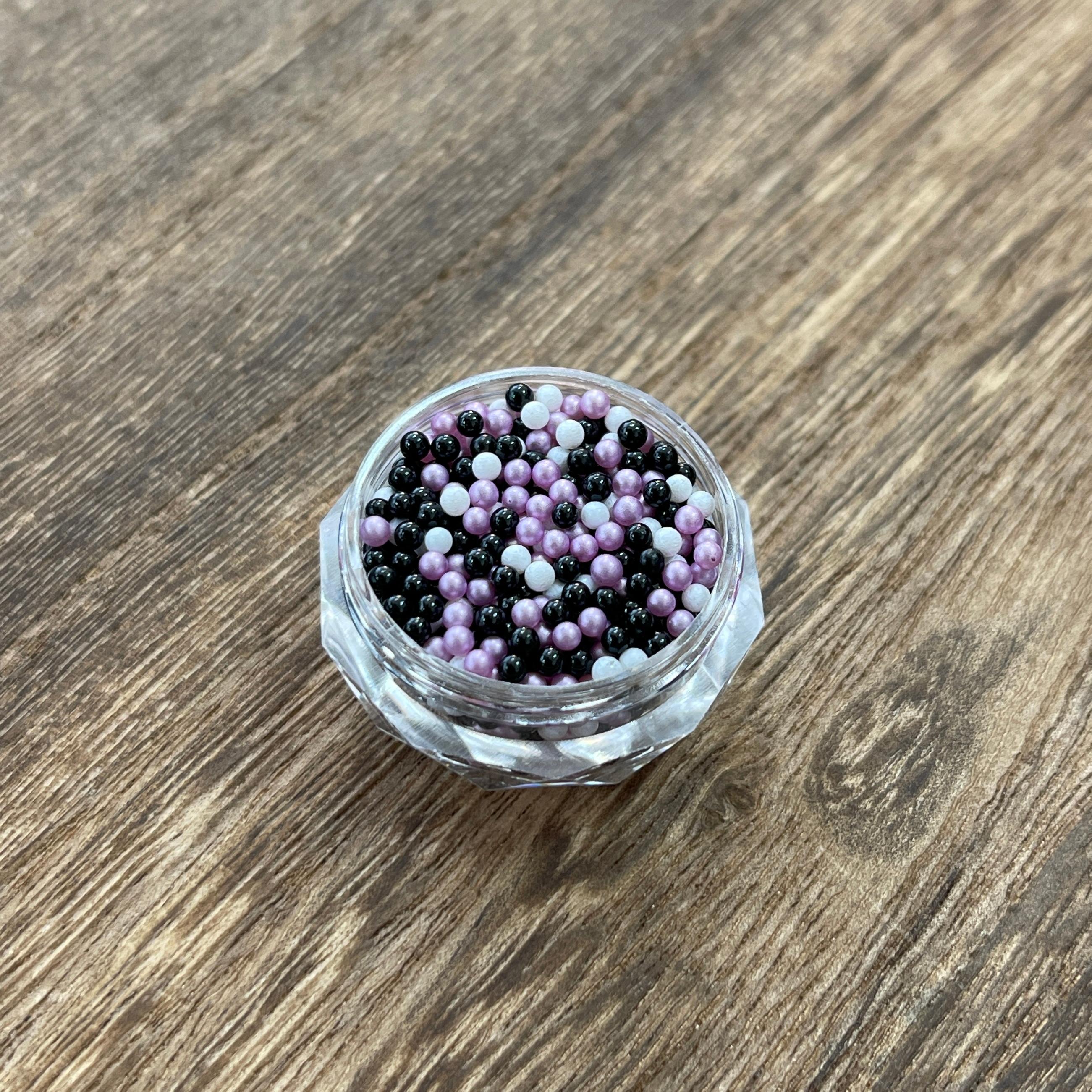 0810 Mini colorful decorative beads *diameter about 2mm