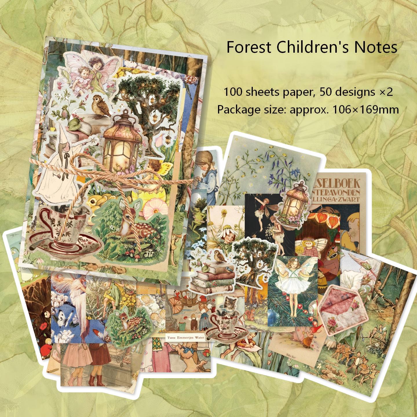 Memory of Old Days Paper -100Pcs each pack