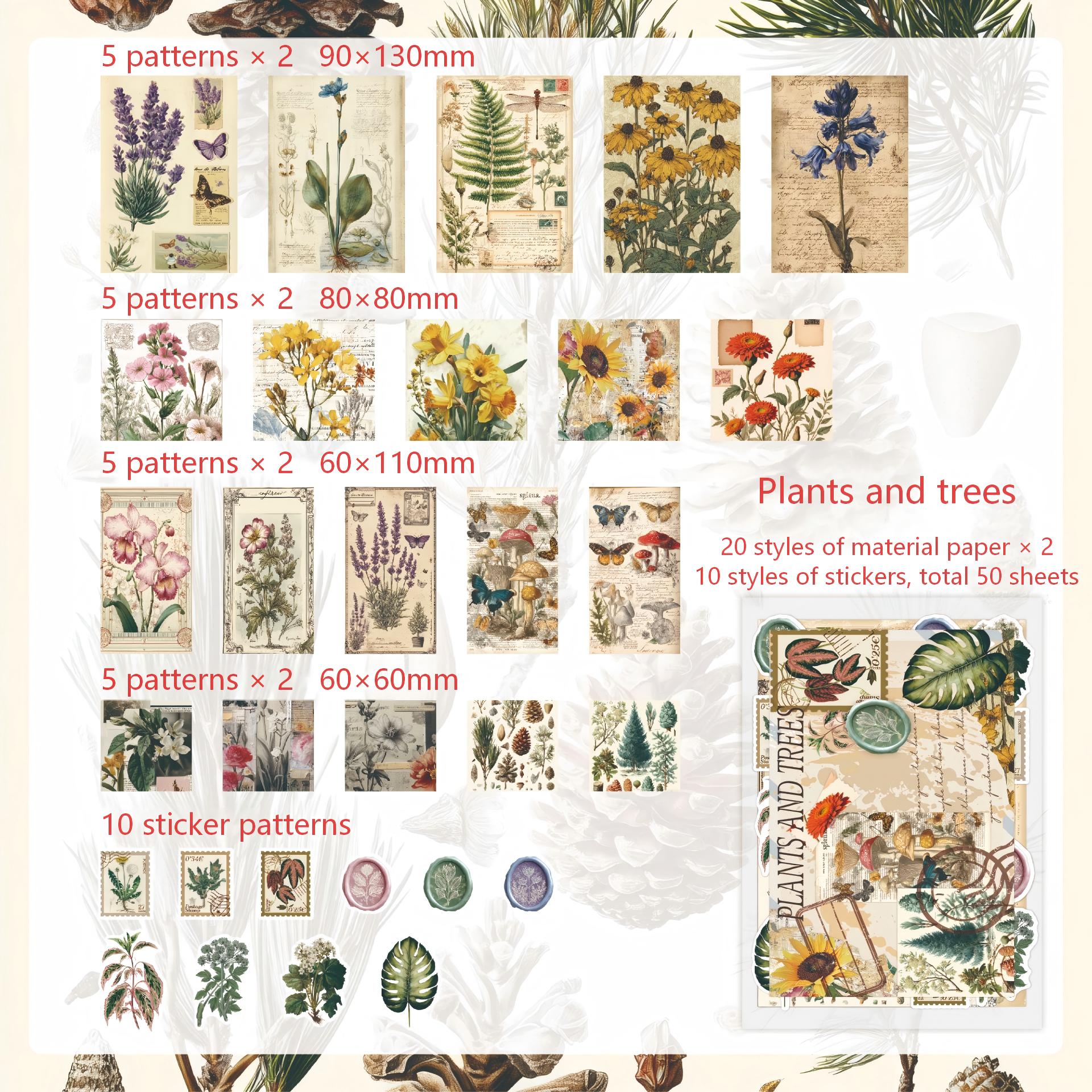 Vintage Mix Pack -50Pcs each pack