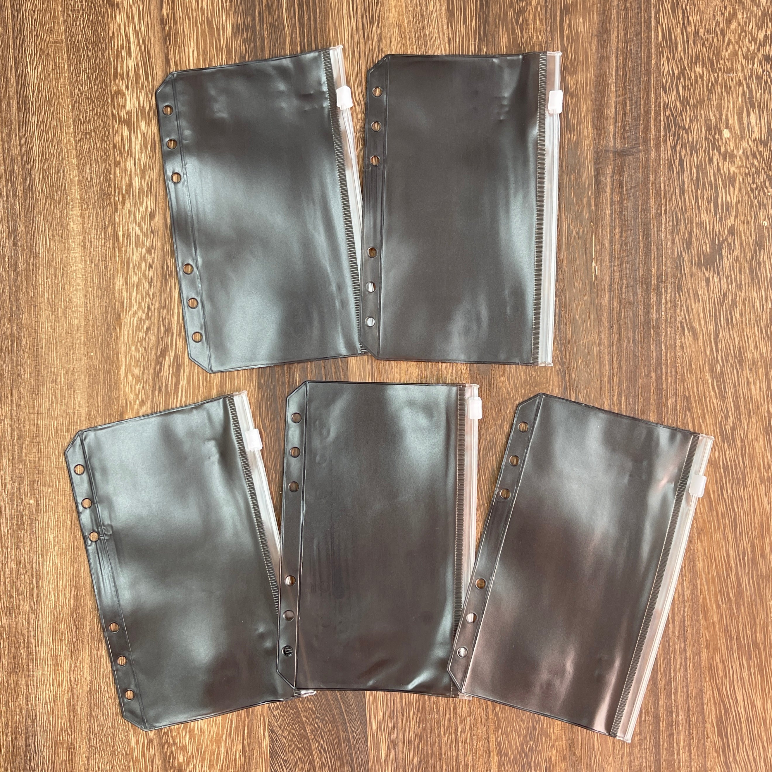 0714 A6 binder storage pocket 1 pack 5 pcs