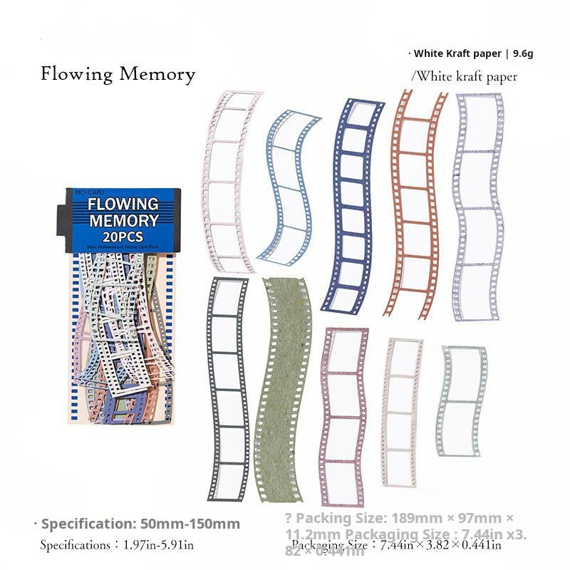 0523 Film Frame Collection Series die cut Paper -20Pcs each pack