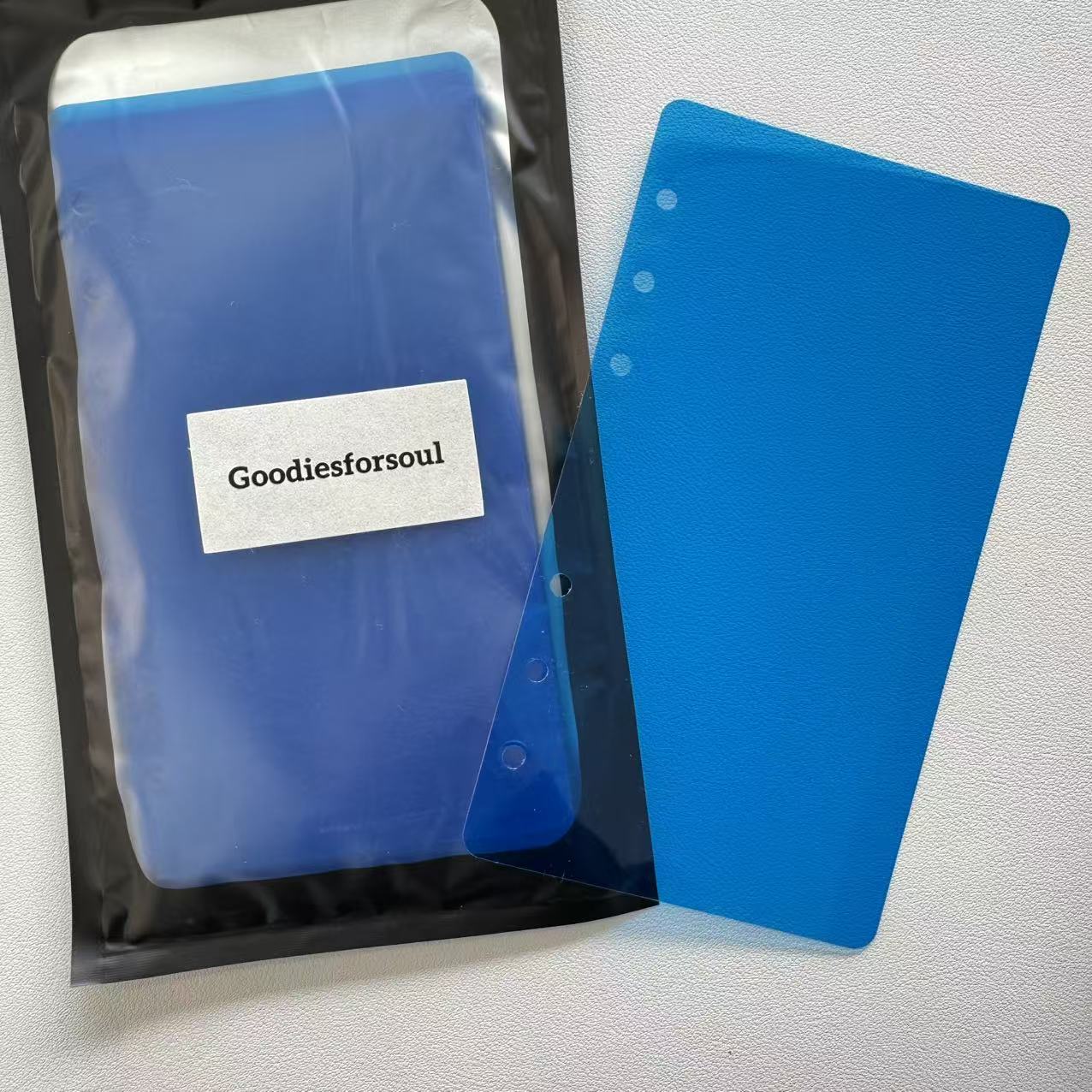 A6 colored clear plastic sheet 1 pack 20 sheets *please tear off the protective film on both sides before use