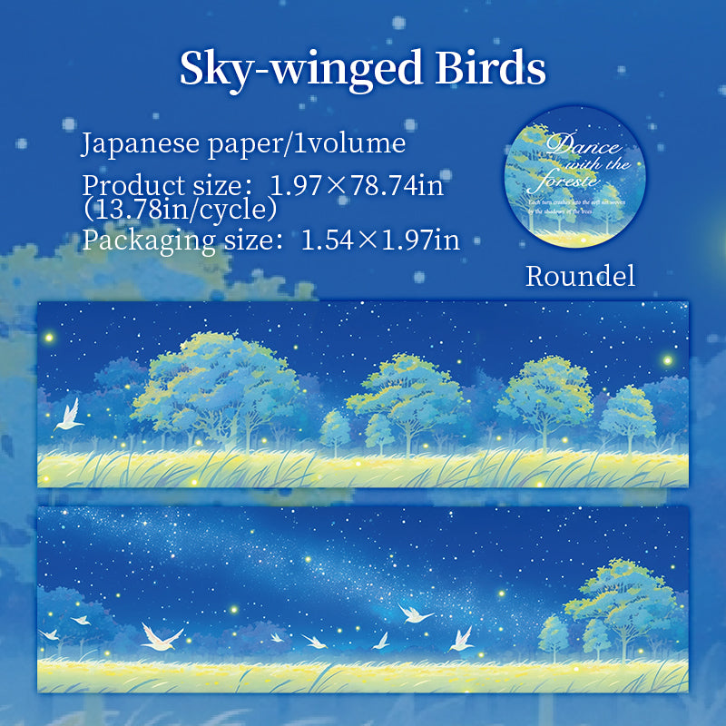 0914 Forest Washi tape -5cm*2m