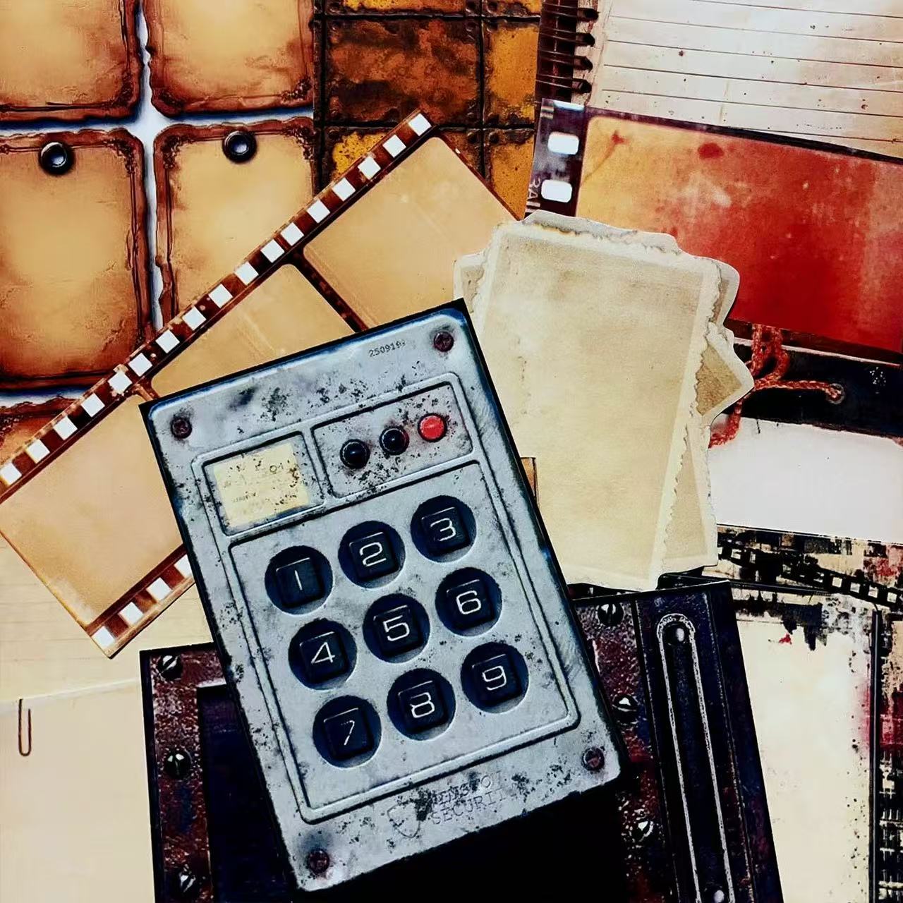 1101 A4 size Vintage notebook Style Paper 3 pcs