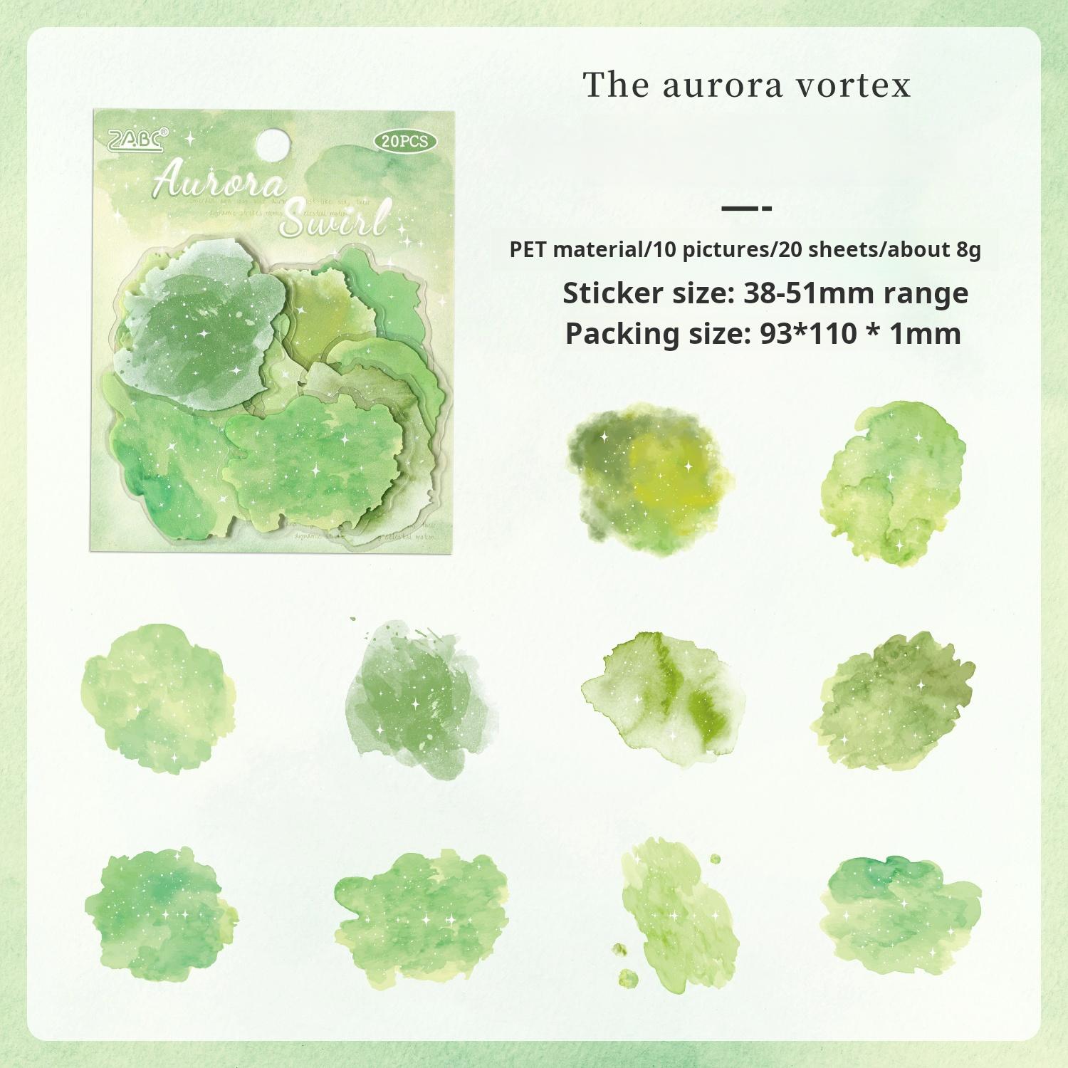0726 Star clouds PET Sticker -20Pcs each pack