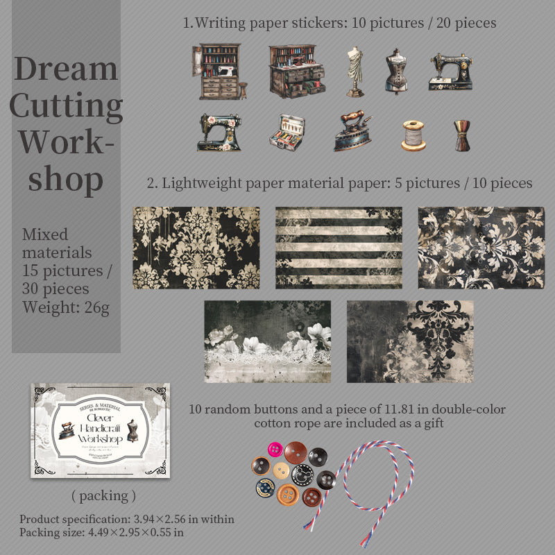 0615 Sewing time Mixed pack -30Pcs each pack