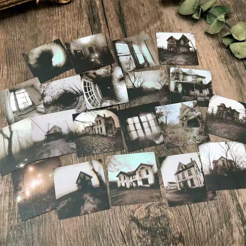 Dark Abandoned House Paper sticker -20Pcs each pack