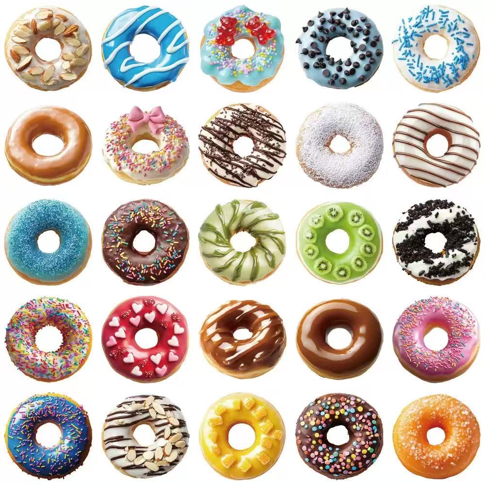 0628 50 Donut PET sticker